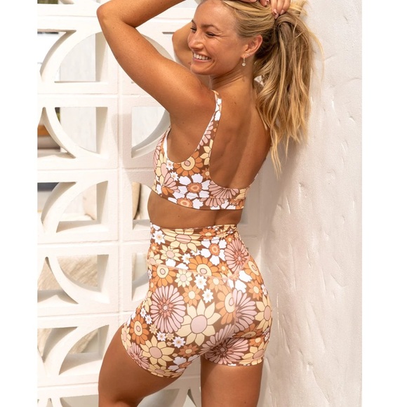KAVALA Pants - FLOWER POWER BIKER SHORT